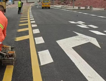 蘇州道路劃線施工，城市交通的無聲引導(dǎo)者